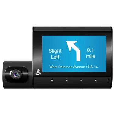 Cobra® SC 220C Front 1440p and Interior 1080p Smart Dash Cam with GPS, Wi-Fi®, and microSD™ Card