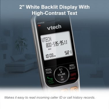 VTech® 3-Handset Corded Cordless DECT 6.0 Phone Combo with Answering System