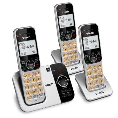 VTech® 3-Handset Corded Cordless DECT 6.0 Phone Combo with Answering System