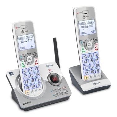 AT&T® 2-Handset Expandable Cordless Phone with Bluetooth® Connect to Cell™, Smart Call Blocker, and Answering System