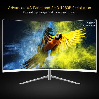 Z-EDGE™ 27-In. 1080p 75-Hz Curved Monitor