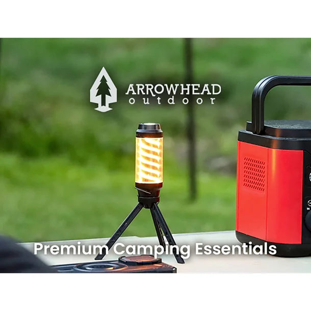 ARROWHEAD OUTDOOR™ Hornet 90-Lumen 3.5-In. 7-Lighting-Modes Rechargeable LED Camping Lantern Flashlight