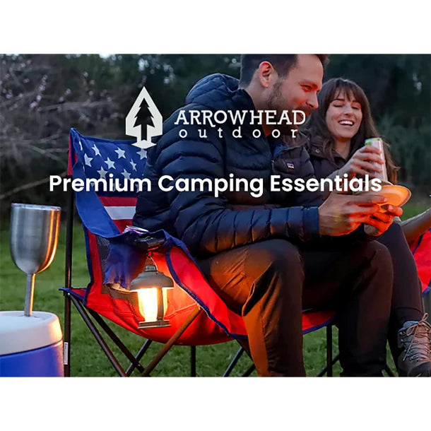 ARROWHEAD OUTDOOR™ 280-Lumen 6-In. 4-Lighting-Modes Rechargeable LED Camping Lantern