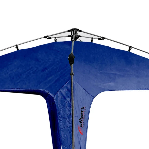 Outdoors Professional Beach Roof Pop-up Canopy with 2 Removable Walls, Blue