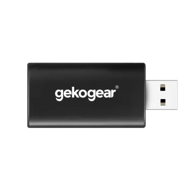 GekoGear™ Orbit A100 Bluetooth® Dongle Adapter for Wireless Apple® CarPlay®, Black