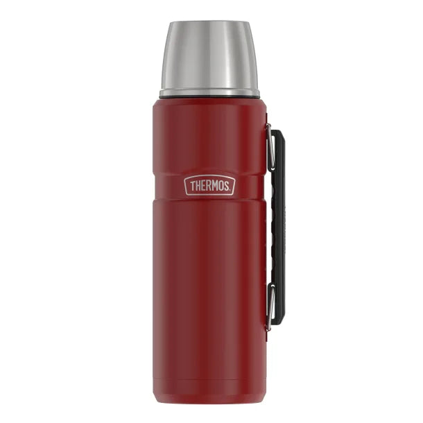 Thermos® Stainless King™ Vacuum Insulated Stainless Steel Beverage Bottle (1.2 L; Red)