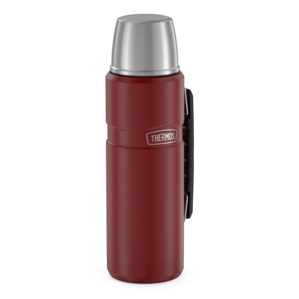 Thermos® Stainless King™ Vacuum Insulated Stainless Steel Beverage Bottle (1.2 L; Red)