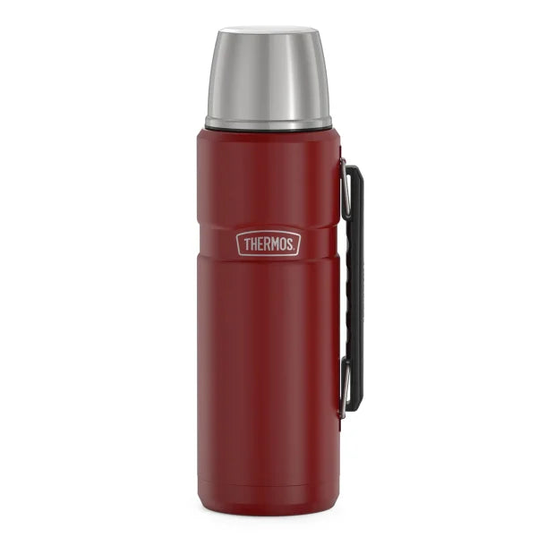 Thermos® Stainless King™ Vacuum Insulated Stainless Steel Beverage Bottle (1.2 L; Red)