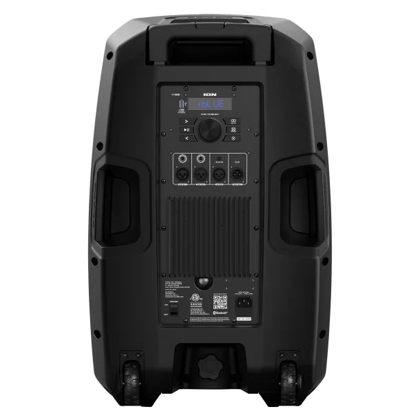 ION® Total PA™ Ultimate Portable Bluetooth® PA System with Edge-Glow™ Lights, Speaker Stand, and 2 Wired Microphones