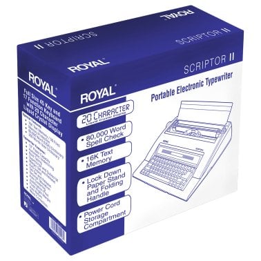 Royal® Scriptor II Portable Electronic Typewriter