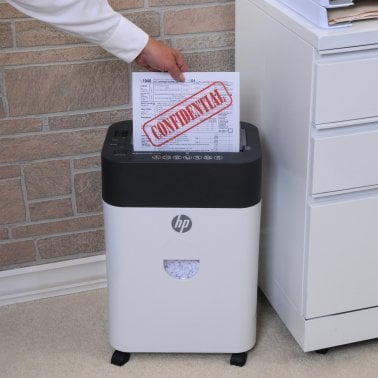 HP® HP-AF1009 Micro-Cut Shredder with Automatic Sheet Feeding