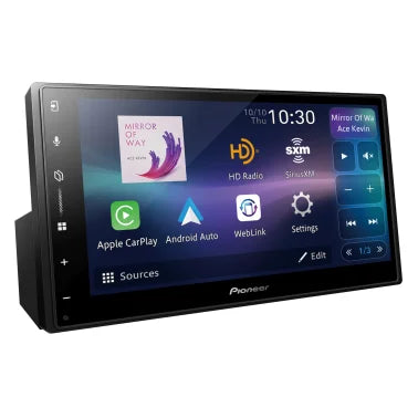 Pioneer® DMH-2000NEX 6.8-In. Car In-Dash Unit, Double-DIN Digital Media Receiver with Touch Screen, Bluetooth®, and Apple CarPlay®/Android Auto™