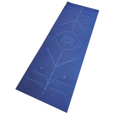 GoFit® AlignMat™ Body-Alignment Yoga Mat (Blue)