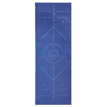 GoFit® AlignMat™ Body-Alignment Yoga Mat (Blue)