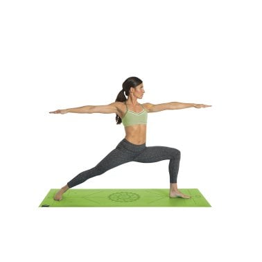 GoFit® AlignMat™ Body-Alignment Yoga Mat (Green)