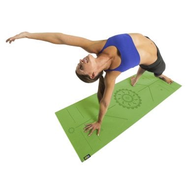 GoFit® AlignMat™ Body-Alignment Yoga Mat (Green)