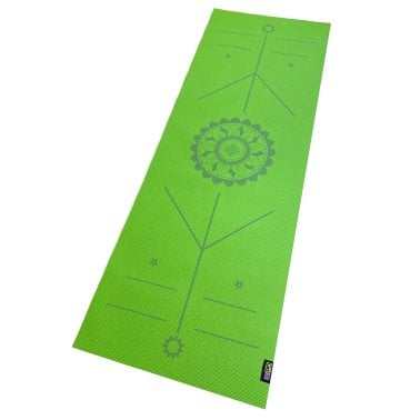 GoFit® AlignMat™ Body-Alignment Yoga Mat (Green)