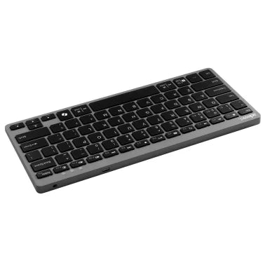 Adesso® EasyTouch™ 7000 Bluetooth® Multi-Device Keyboard with CoPilot AI™ Hotkey and Multi-OS Support, Compact, Black