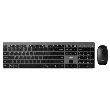 Adesso® EasyTouch™ 7300 Wireless Keyboard and iMouse® Combo Set with CoPilot AI™ Hotkey and Multi-OS Support