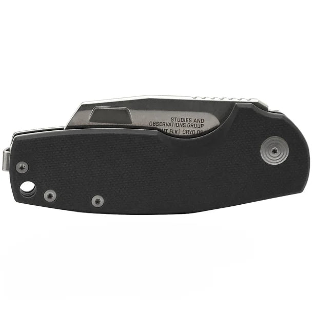 SOG® Stout FLK with 2.4-In. Cleaver-Style Blade, Black and Stonewash