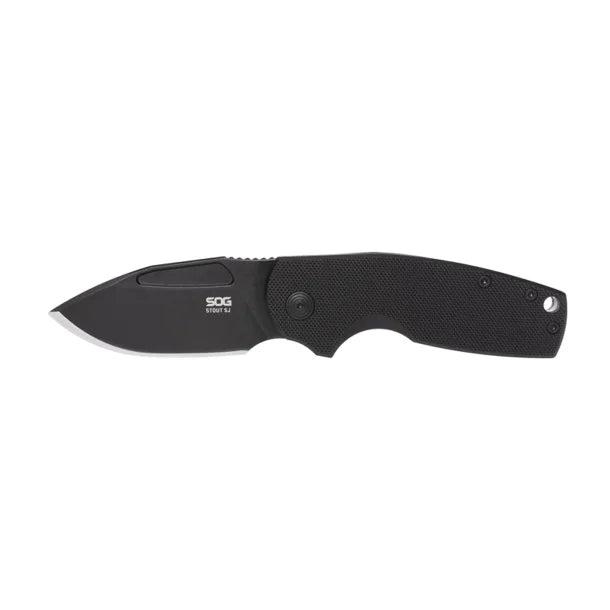 SOG® Stout FJ with 2.6-In. Clip-Point Blackout Blade