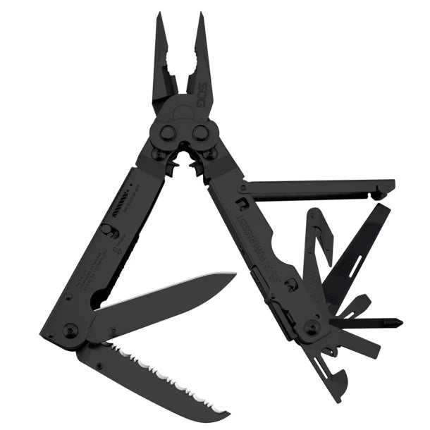 SOG® PowerAssist 16-in-1 Multi-Tool with Nylon Pouch, Black Oxide