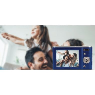 Minolta® MND20 16x Digital Zoom 44 MP/2.7K Quad HD Digital Camera (Blue)