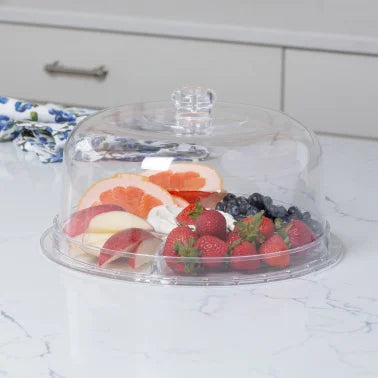 Better Houseware Convertible 3-Piece Clear-Acrylic Cake Cover Set