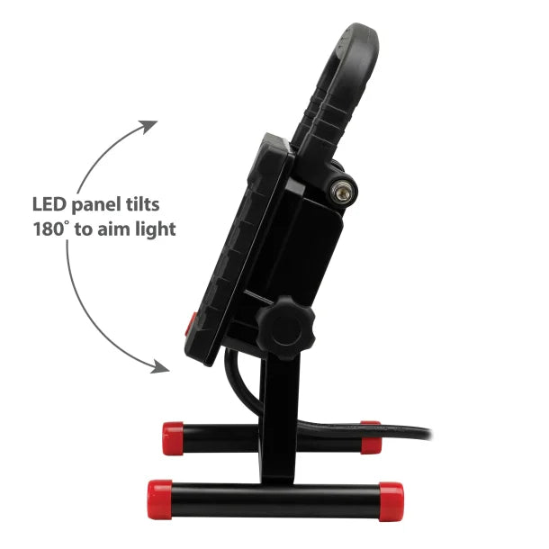 PRIME® 3,600-Lumen 35-Watt Portable LED Work Light on Tiltable Stand with 5-Ft. Cord