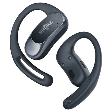 Shokz® OpenFit Air™ Bluetooth® Open-Ear Earbuds, Ear Hook True Wireless with Charging Case (Black)