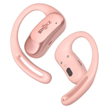 Shokz® OpenFit Air™ Bluetooth® Open-Ear Earbuds, Ear Hook True Wireless with Charging Case (Pink)