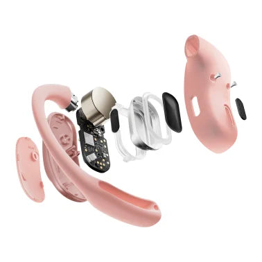 Shokz® OpenFit Air™ Bluetooth® Open-Ear Earbuds, Ear Hook True Wireless with Charging Case (Pink)