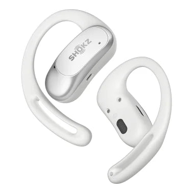 Shokz® OpenFit Air™ Bluetooth® Open-Ear Earbuds, Ear Hook True Wireless with Charging Case (White)