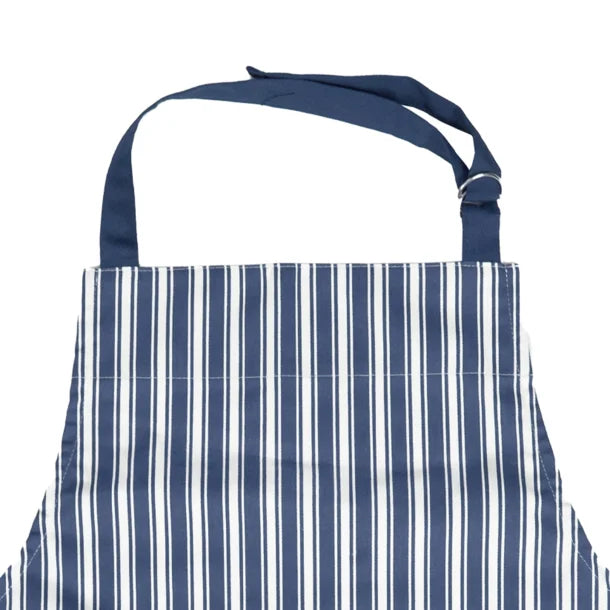 Better Houseware Adjustable Striped Apron (Blue)