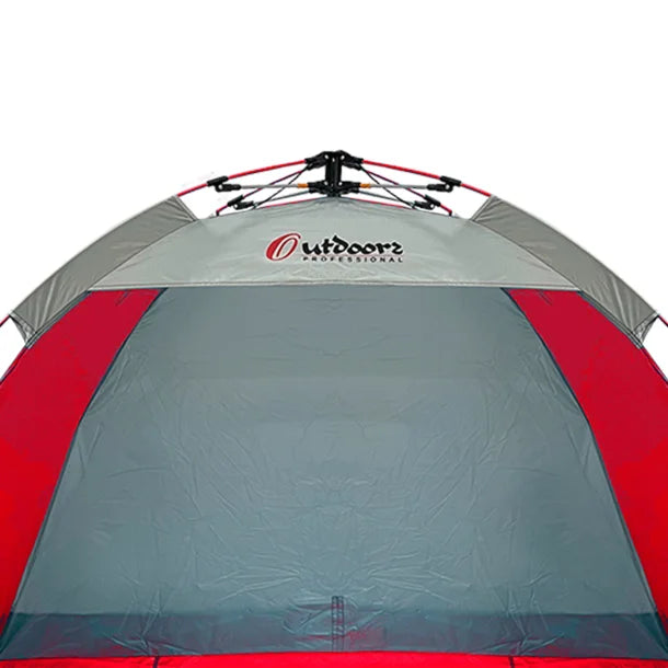 Outdoors Professional Beach Summer Automatic Pop-up Sun Shelter (Red)