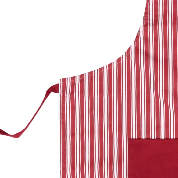 Better Houseware Adjustable Striped Apron (Red)