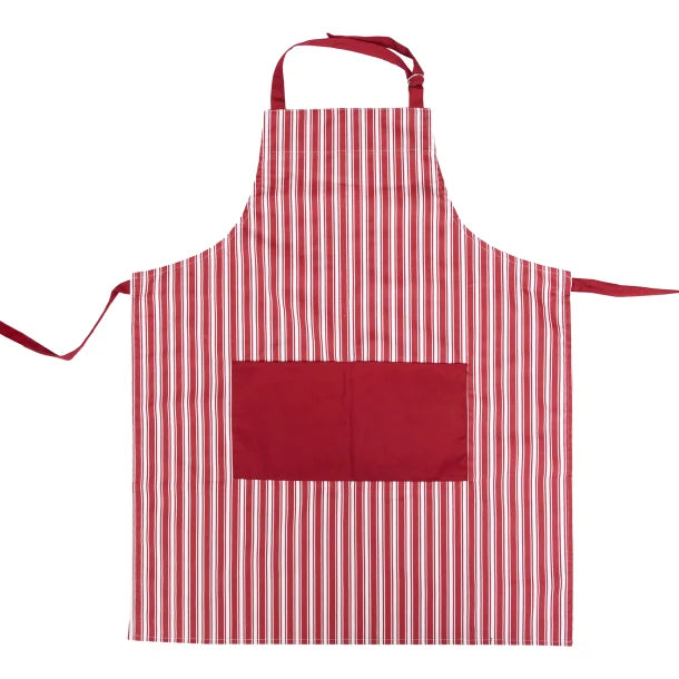 Better Houseware Adjustable Striped Apron (Red)