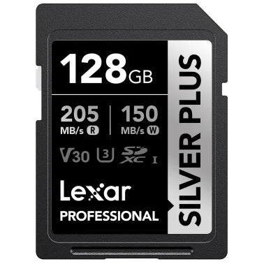 Lexar® Professional SILVER PLUS SDXC™ UHS-I Card (128 GB)