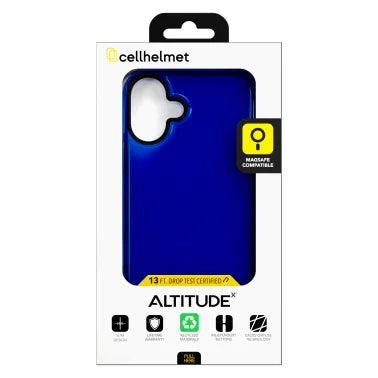 cellhelmet® Altitude X Series® Case (iPhone® 16 Plus; Bermuda Blue)