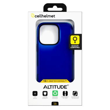 cellhelmet® Altitude X Series® Case (iPhone® 16 Pro; Bermuda Blue)