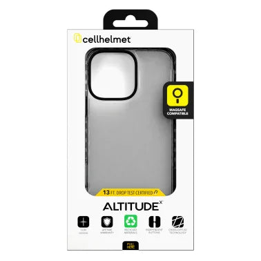 cellhelmet® Altitude X Series® Case (iPhone® 16 Pro Max; Crystal Clear)