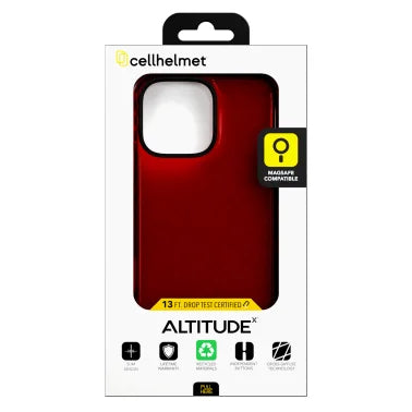 cellhelmet® Altitude X Series® Case (iPhone® 16 Pro Max; Lava Red)