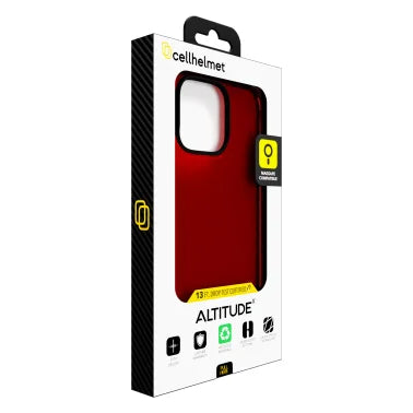 cellhelmet® Altitude X Series® Case (iPhone® 16 Pro Max; Lava Red)