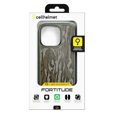 cellhelmet® Fortitude® Series Case (iPhone® 16 Pro; Mossy Oak Bottom Lands)