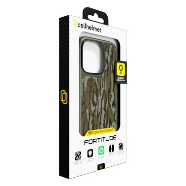 cellhelmet® Fortitude® Series Case (iPhone® 16 Pro; Mossy Oak Bottom Lands)