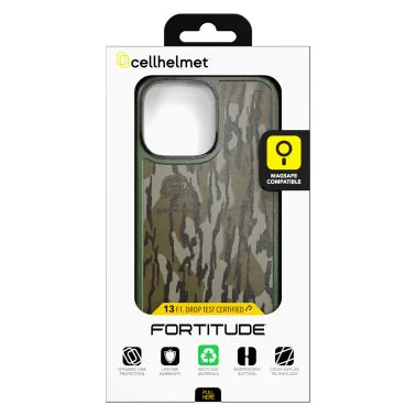 cellhelmet® Fortitude® Series Case (iPhone® 16 Pro Max; Mossy Oak Bottom Lands)