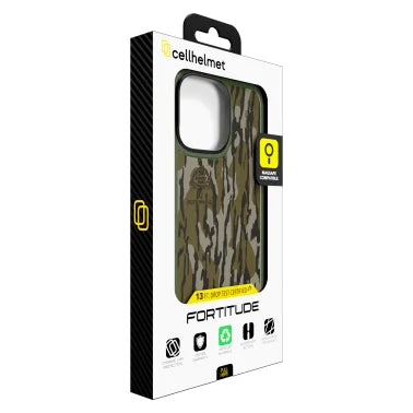 cellhelmet® Fortitude® Series Case (iPhone® 16 Pro Max; Mossy Oak Bottom Lands)