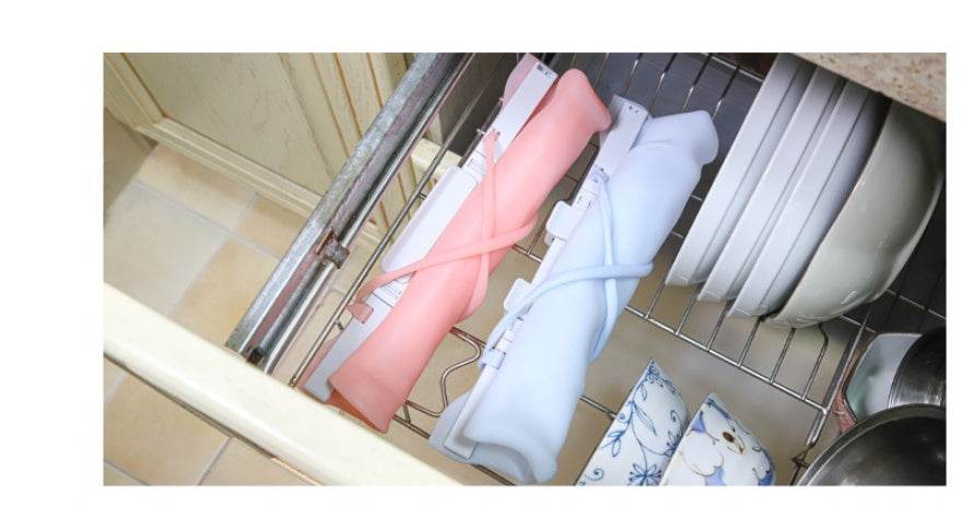 Reusable Silicone Food storage Bag Vacuum Seal Freezer Bag 