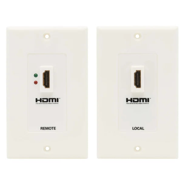 Tripp Lite® by Eaton® HDMI® over Dual CAT-5/CAT-6 Extender Wallplate Kit with Transmitter and Receiver, TAA Compliant