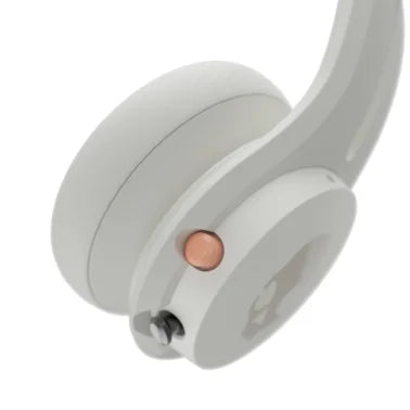 Skullcandy® Icon ANC Bluetooth® On-Ear Headphones with Microphone (Bone/Orange Glow)